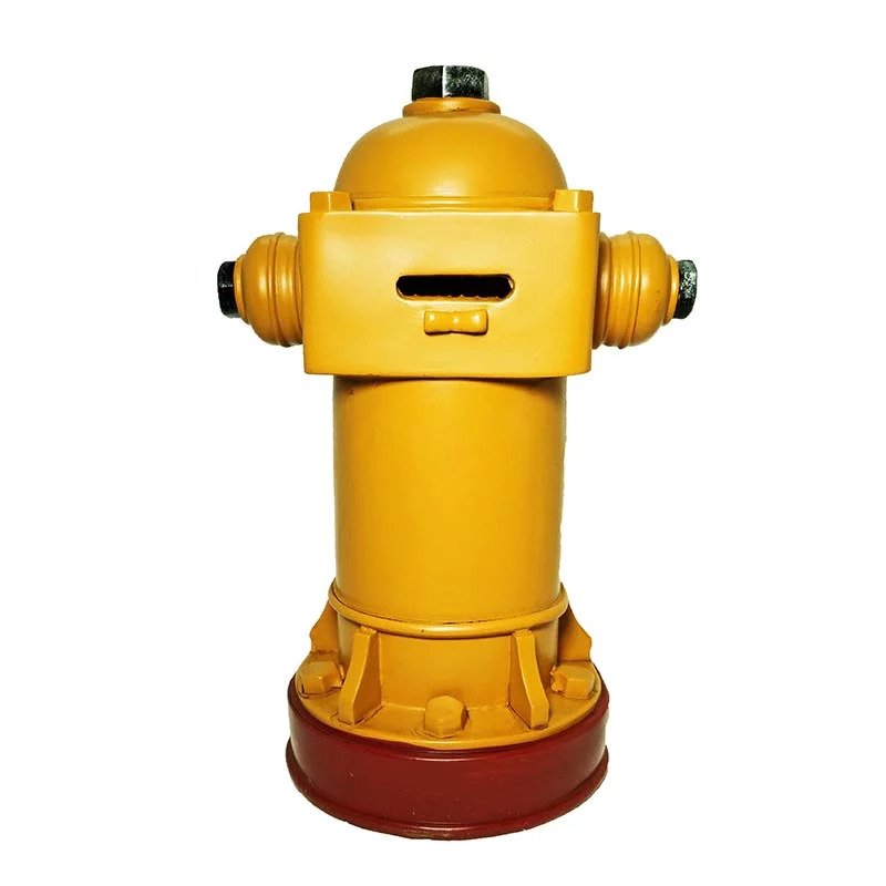 
                  
                    OddBits-Resin Fire Hydrant Money Box Piggy Bank Home Decor"Yellow"
                  
                
