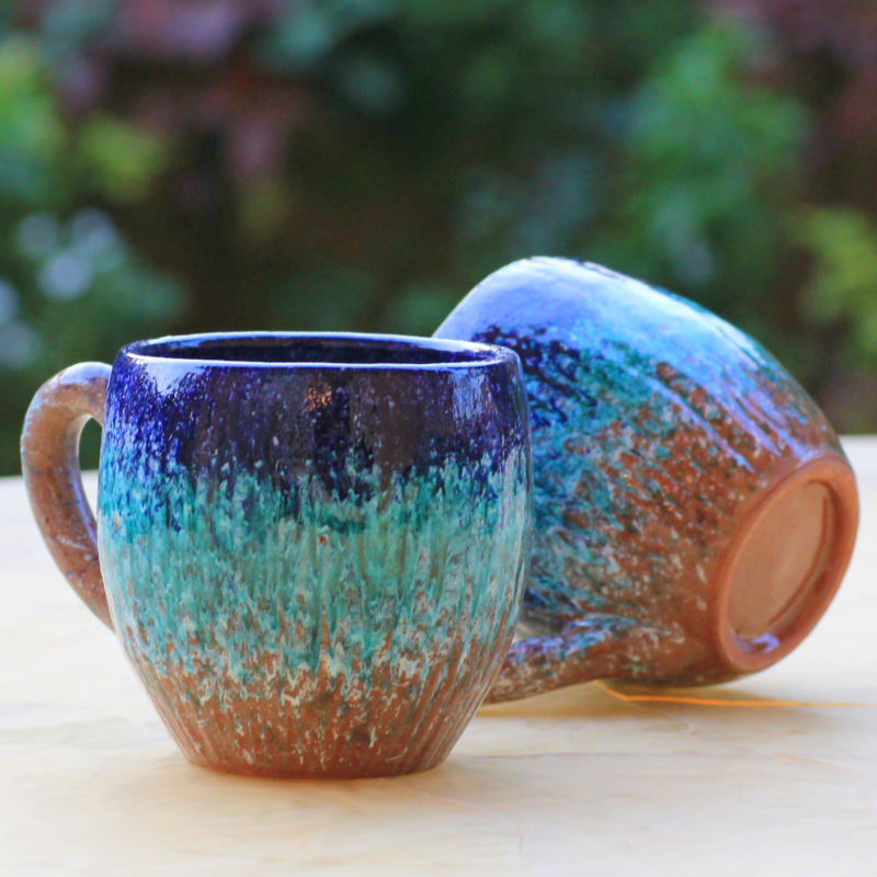 Cattleya-Waterfall Blue Mug