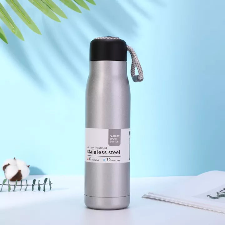 Stainless Steel Vacuum Insulated Bottle Silver 500ML