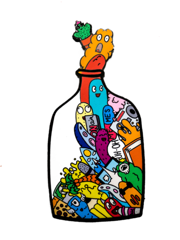 Madd-Doodle Bottle Magnet