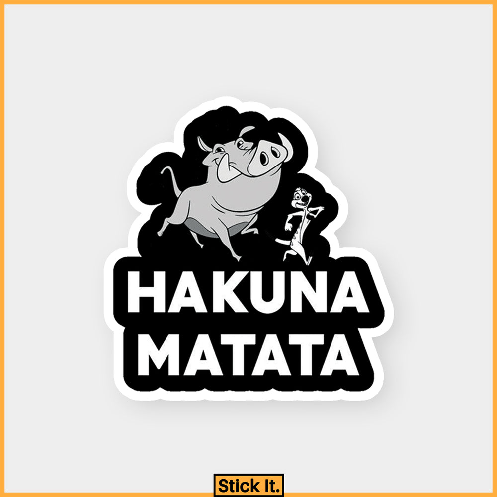 Stick It-Hakuna Matata Sticker
