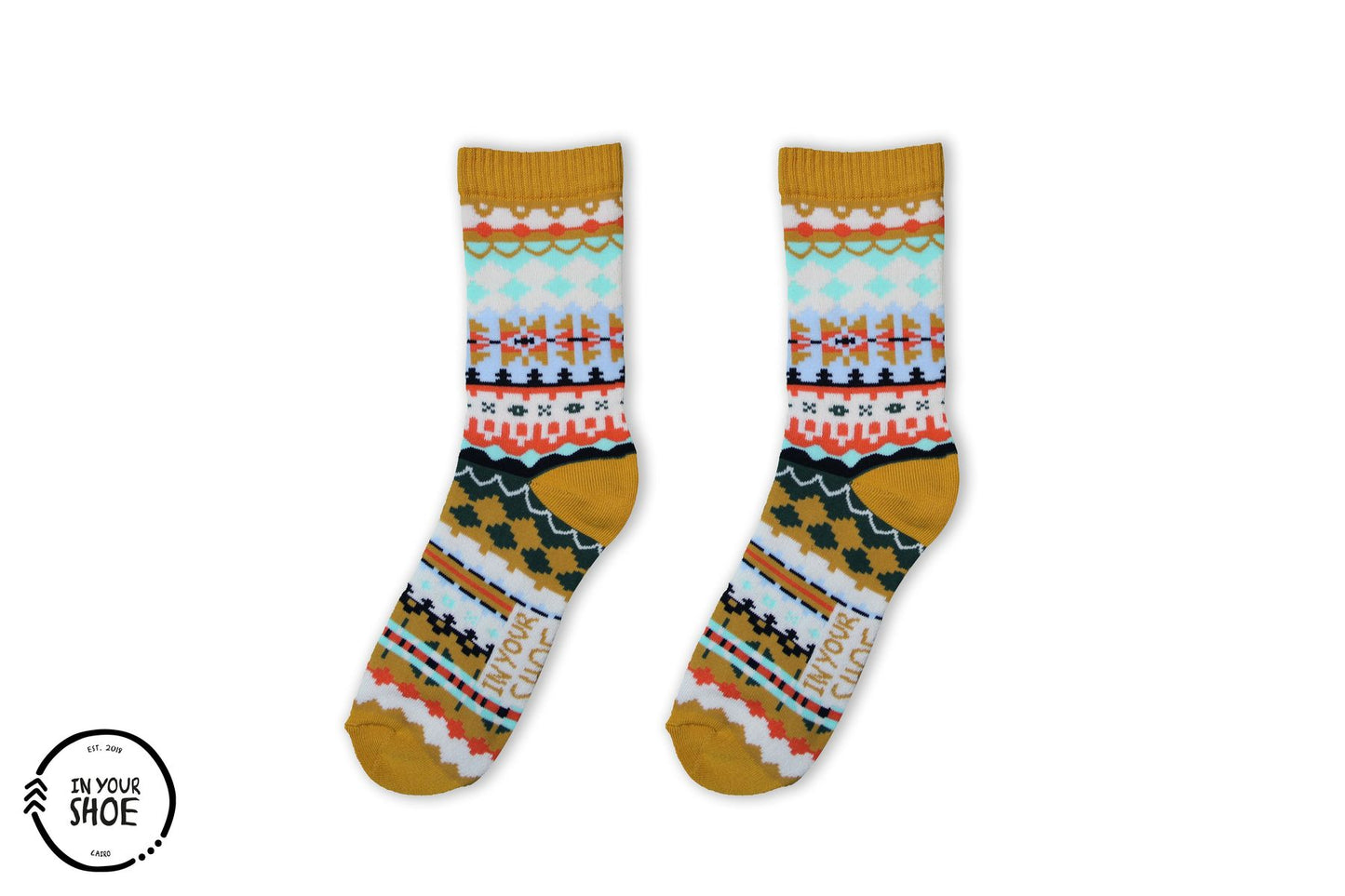 In Your Shoe-hot cinnamon thick socks