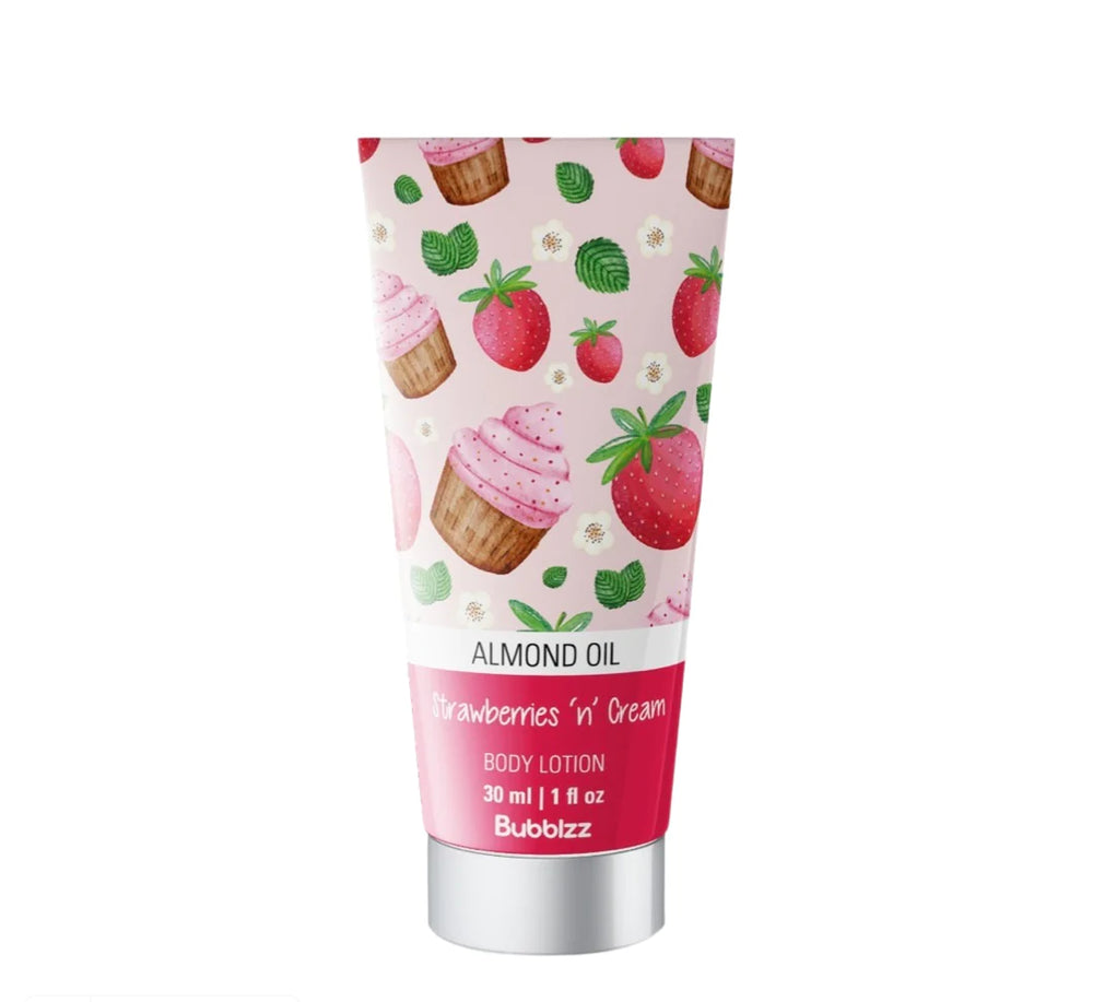 Bubblzz-Strawberries & Cream Travel Size Hand & Body Lotion