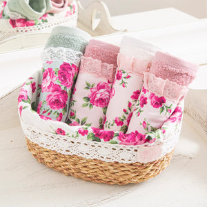 Country Charm-Fleur Collection Hand Towels Cashmere