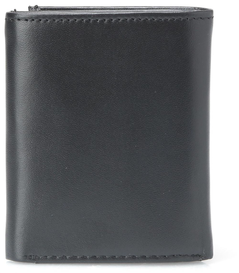 Tommy Hilfiger-Men's Leather Oxford Slim Trifold Wallet "Black"