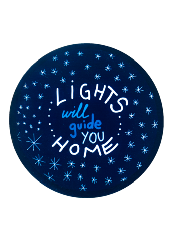 Madd-Lights Will Guide You Home Coaster