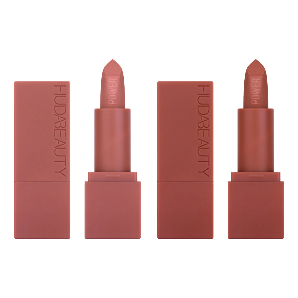 
            
                Load image into Gallery viewer, HUDA BEAUTY-MINI POWER BULLET MATTE LIPSTICK DUO &amp;#39;Power Nudes&amp;#39;
            
        