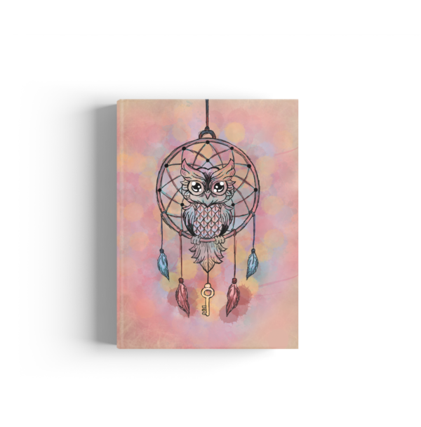 Noota-Owl Dream catcher A5 Lined Notebook