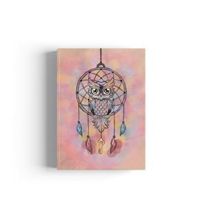 Noota-Owl Dream catcher A5 Lined Notebook