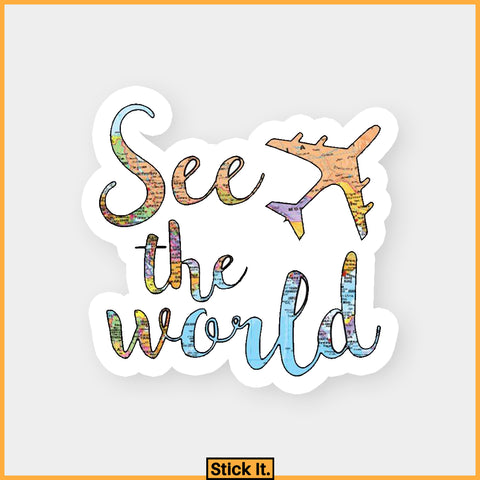 Stick It-See the World Sticker