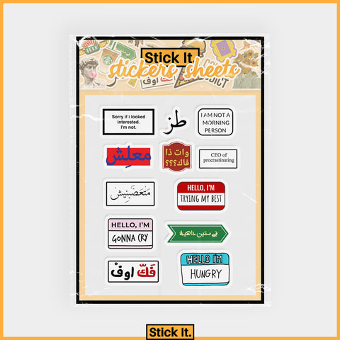Stick It-Everyday Statements Stickers Sheet